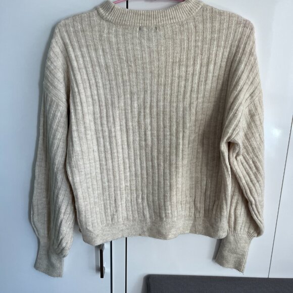Dynamite Beige Knit Sweater - Picture 3 of 4